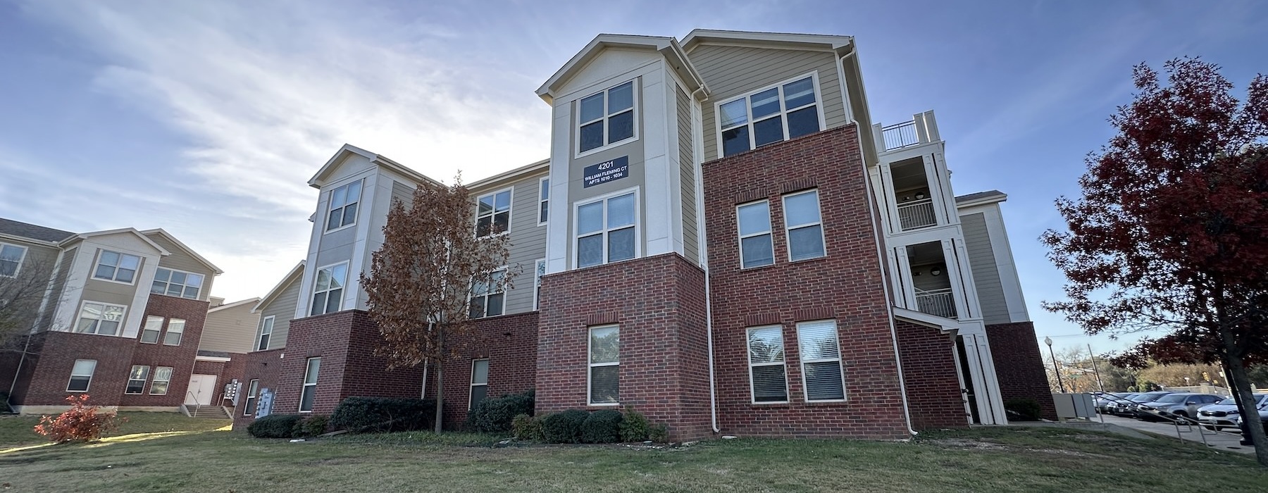 a large brick building